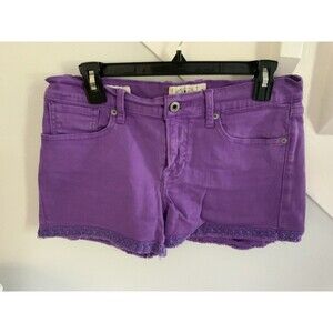 Vintage 2014  Luck Brand Purple Jeans Cut Off  Malibu Short Shorts  Size…